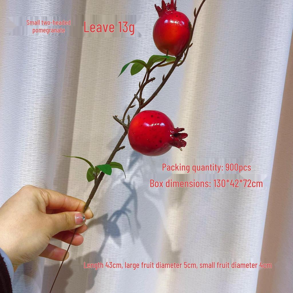New Year Fortune Bucket: DIY Pomegranate, Persimmon & Apple Floral Arrangement with Foam Berries