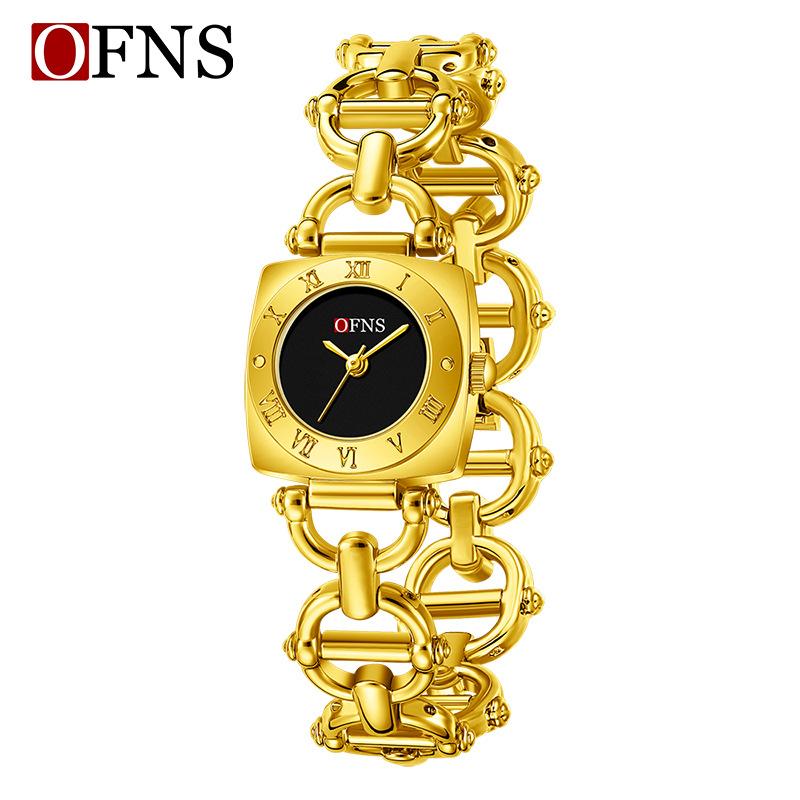 Fashion Rectangle Women Watches Ladies Stainless Steel Strap Waterproof Quartz Wristwatches Reloj Mujer