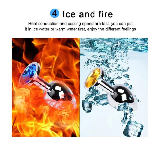 2025 Hot Metal Anal Plug Jewelry Base Beginner To Expert Butt Plug Adult Toy Tail Female/Male Dildos Sex Toy Couples Adults Game