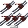 Arme Militare Medievale Blocuri de Construcție Figurine Războinic cu Sabie Accesorii Armuri Cuțite Arc Săgeată Cărămizi Jucării Cadou Băieți