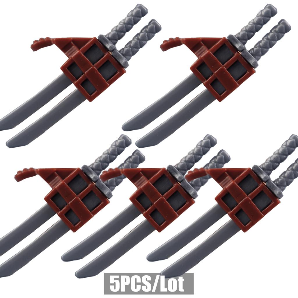 Arme Militare Medievale Blocuri de Construcție Figurine Războinic cu Sabie Accesorii Armuri Cuțite Arc Săgeată Cărămizi Jucării Cadou Băieți