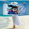 Ultra-Soft Beach Towel with Elsa Theme,Ideal for Pool - Camping, Diving - Perfect Travel Essential, Vibrant Beach Towel.