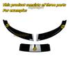 For Benz CLA Class C117 W117 CLA45 AMG Line 2013 2014 2015 Car Front Bumper Splitter 3Pcs Glossy Black Spoiler Lip