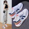 Women's Plus Size Wide Fit White Running Shoes 35-43