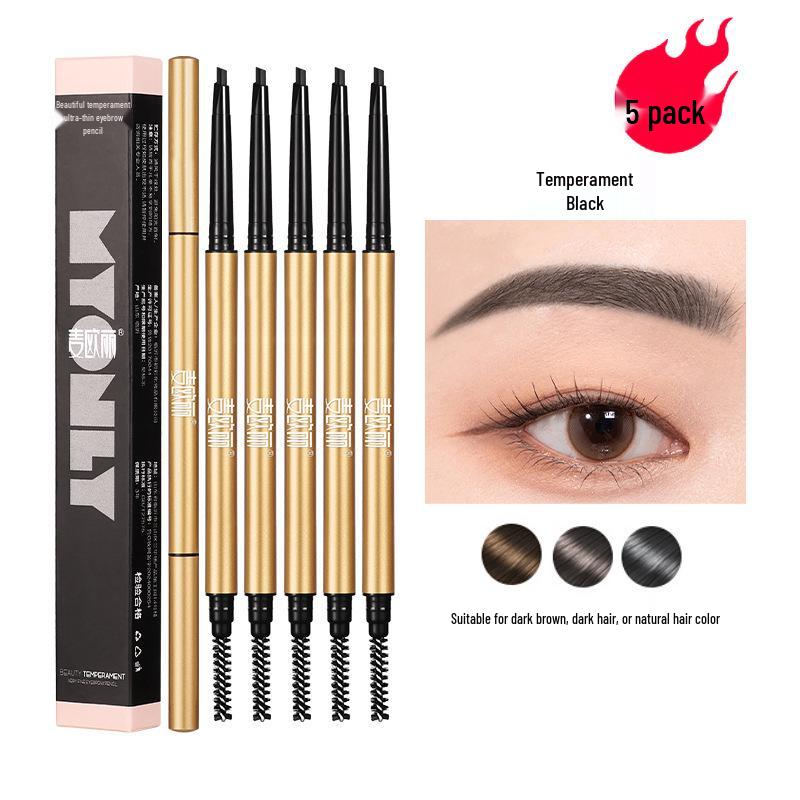 Maiolee Little Gold Dual-Ended Ultra-Fine Smudge-Proof Eyebrow Pencil