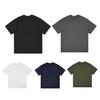Unisex Plain Color T-Shirt Short Sleeve Crew Neck Cotton Summer Tee Loose Fit Casual T-shirt for Men Women Sports Street Wear