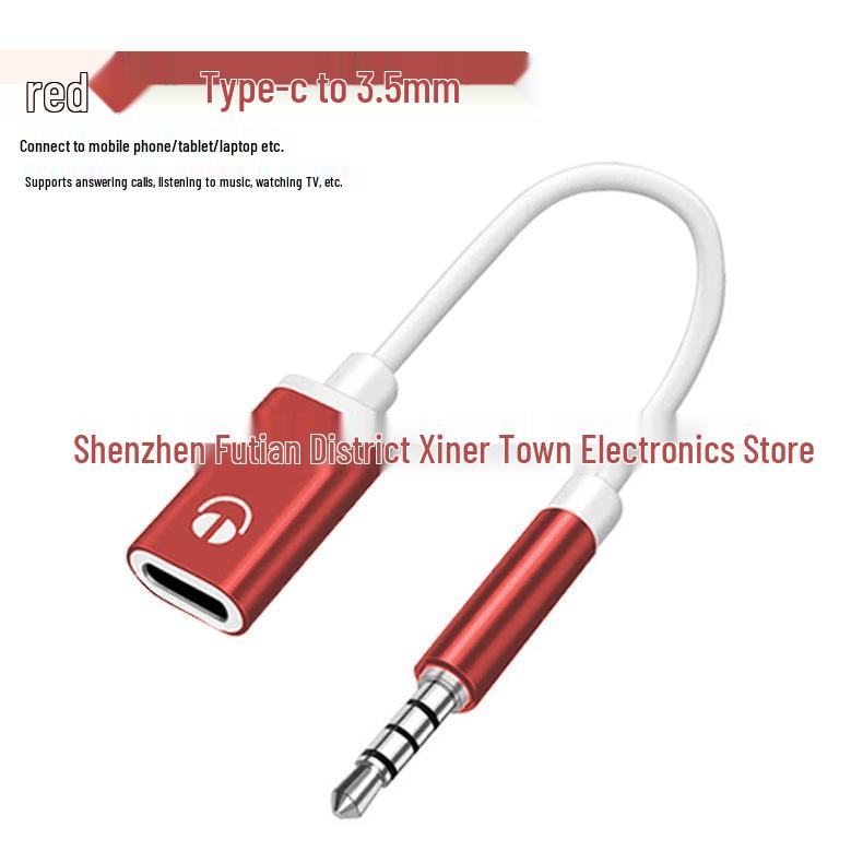 Type-C Female To 3.5mm Male Headphone Adapter for Laptops