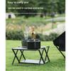 Heavy Type Folding Camp Shelf Portables Storage Solution For Backyards BBQ Hiking Tent Gear Organizers