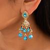 Zircon Chandelier Tassel Earrings Palace Style Retro Earrings