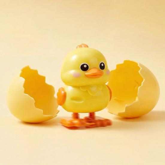2/4Pcs Wind-up Animal Egg Toy Broken Egg Duck Dinosaur Penguin Capybaras Clockwork Toy Toddlers Boys Girls Walking Hatchling Animal Toy Party Favors
