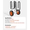 Carrello Kayak SucceBuy Capacità 150 lbs Trolley per Stand Up Paddle Board con Ruote in Gomma Solida da 10 Pollici e Cavalletti per Paddleboard