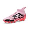 35-45 Teenagers' Large Size High Leg Nails Football Training Sneakers Children's Football Shoes