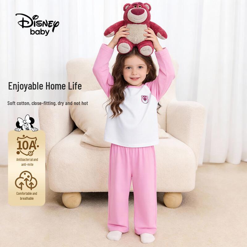 

Дисней Бэби Унисекс Хлопковый Пижамный Комплект с Длинным Рукавом Антибактериальный L