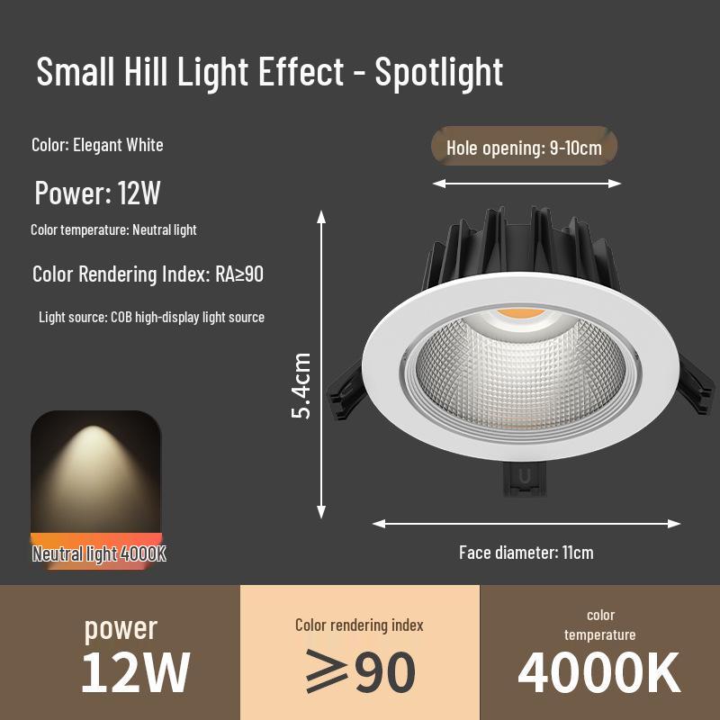 Ultra-Heller Einbaudeckenstrahler für Zuhause, Einkaufszentrum oder Bekleidungsgeschäft