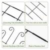 2pack Durable Metal Garden Trellis For Climbing Plant Easy Assembly Space Saving Design For Balcony Patios