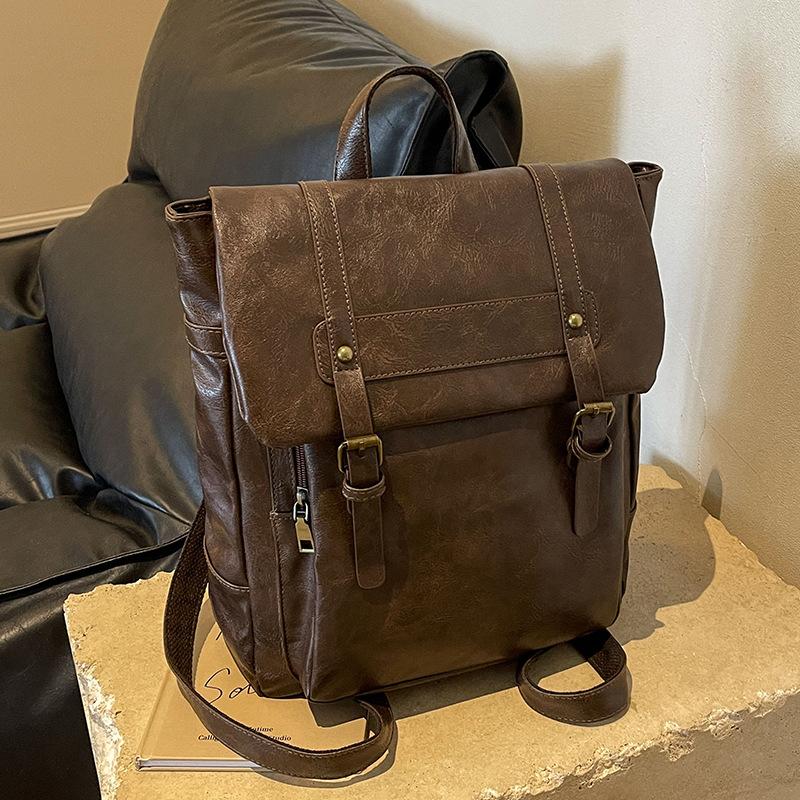 

Большая вместительная сумка 2024 года, новый ретро-универсальный рюкзак для женщин, портативный школьный рюкзак корейской версии, рюкзак премиум-класса для выхода в свет