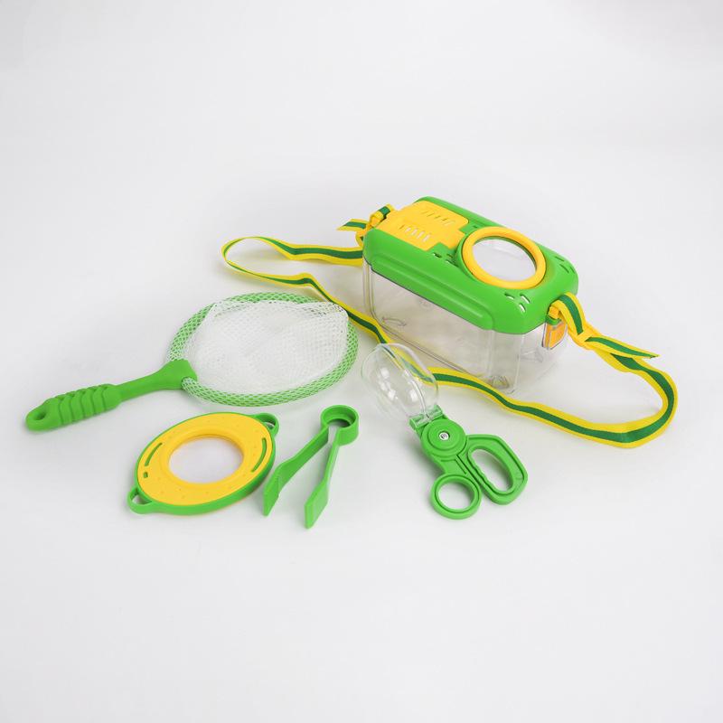 Kids' Adventure Kit: Insect Box, Compass, Magnifying Glass, Telescope for Outdoor Exploration