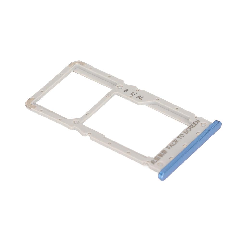 SIM-Kartenfach Kunststoff Gut Passend Aufbewahrungskartensteckplatz Halter für Xiaomi Redmi Note 6 Note 6 Pro Smartphone Blau