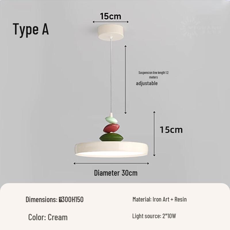NuFeng Cream Style UFO Dining Lamp