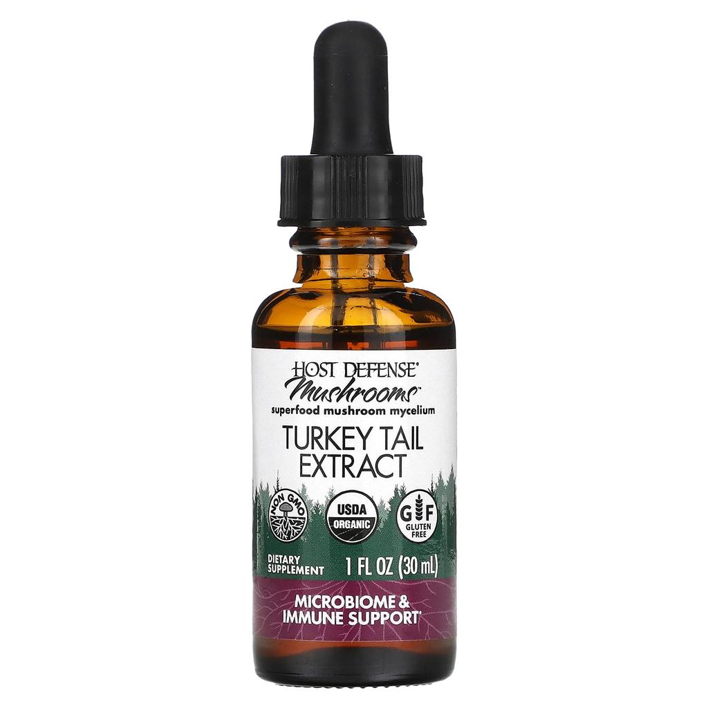 Mushroom, Organic Turkey Tail Extract, 1 Fl Oz (30 Ml)