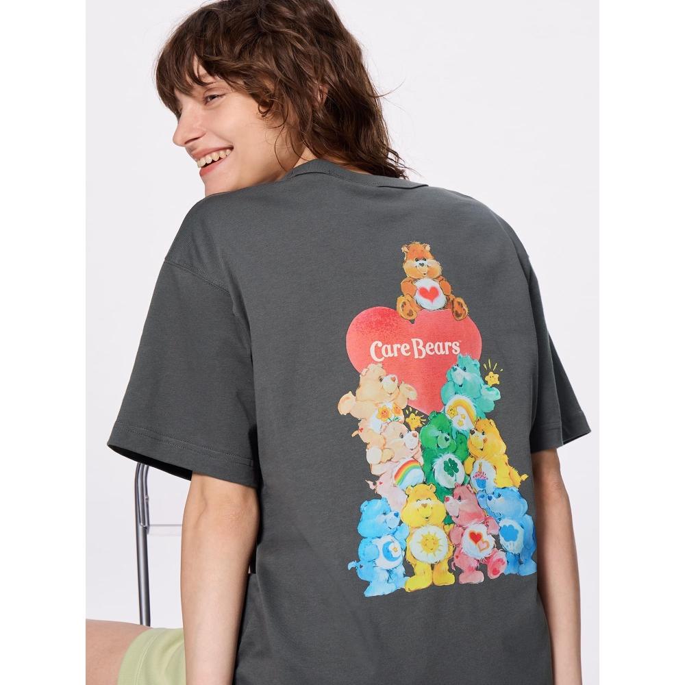 

GU by Uniqlo Графические медведи T Care 08 DARK GRAY/XS