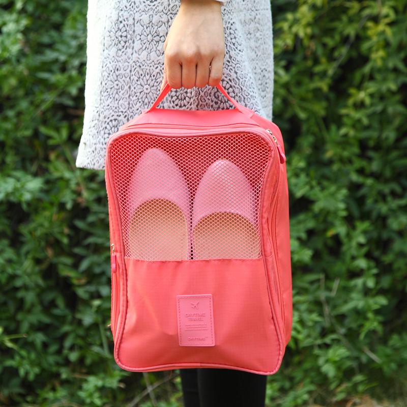 

Модные удобные сумки для обуви для путешествий розовый