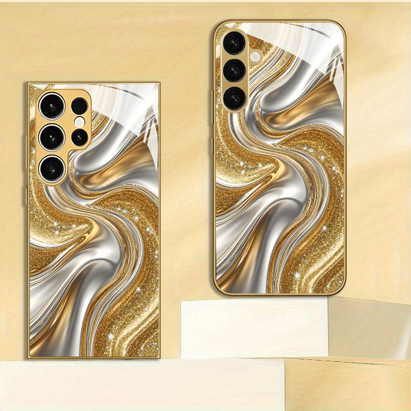 High-end PhoneCase Electroplated Glass TPU PhoneCase for Samsung Galaxy S26 S25 S24 S23 S22 S21 FE Ultra Plus Dropresistant