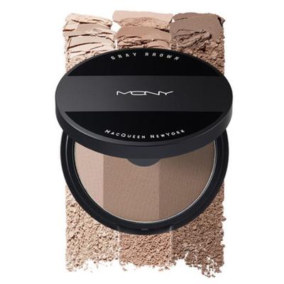 McQueen New York Fake-up 3-color Shading 9g, Gray Brown, 1 Piece