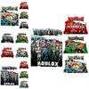 Cartoon Roblox Minecraft Digital Print Bedding Set High-quality Cartoon Style White Color