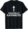 Grandma's Favorite Arrow Grandson Granddaughter Family T-Shirt