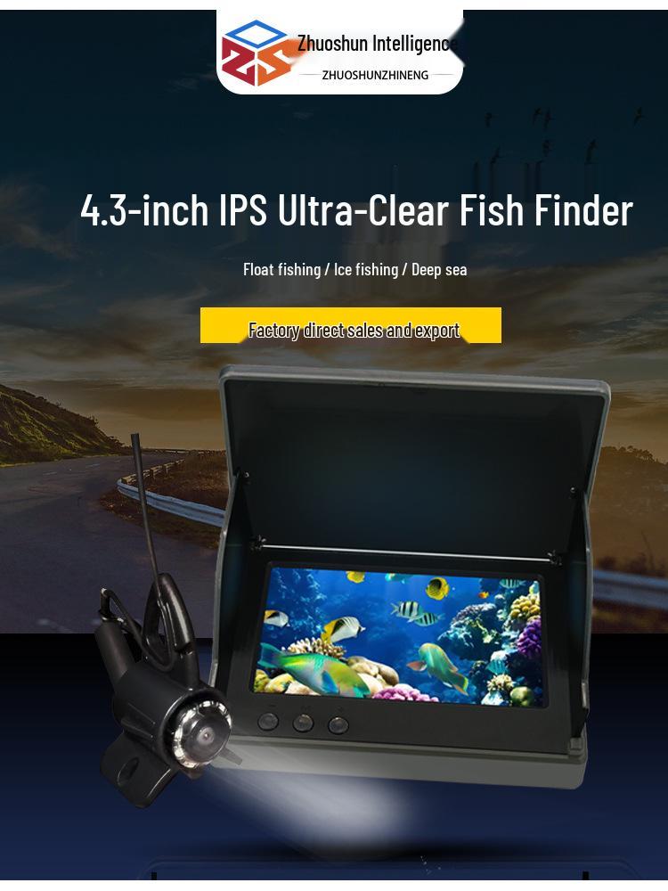 High-Definition Underwater Fish Finder Camera with Night Vision for Anchor and Visual Fishing