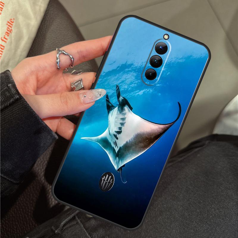 Animal Manta Ray Case For ZTE Nubia RedMagic 11 10 Pro Plus 9 8 9S 8S 10S Pro 5G 5S 6S 7S 6 7 Pro 11 Air Cover