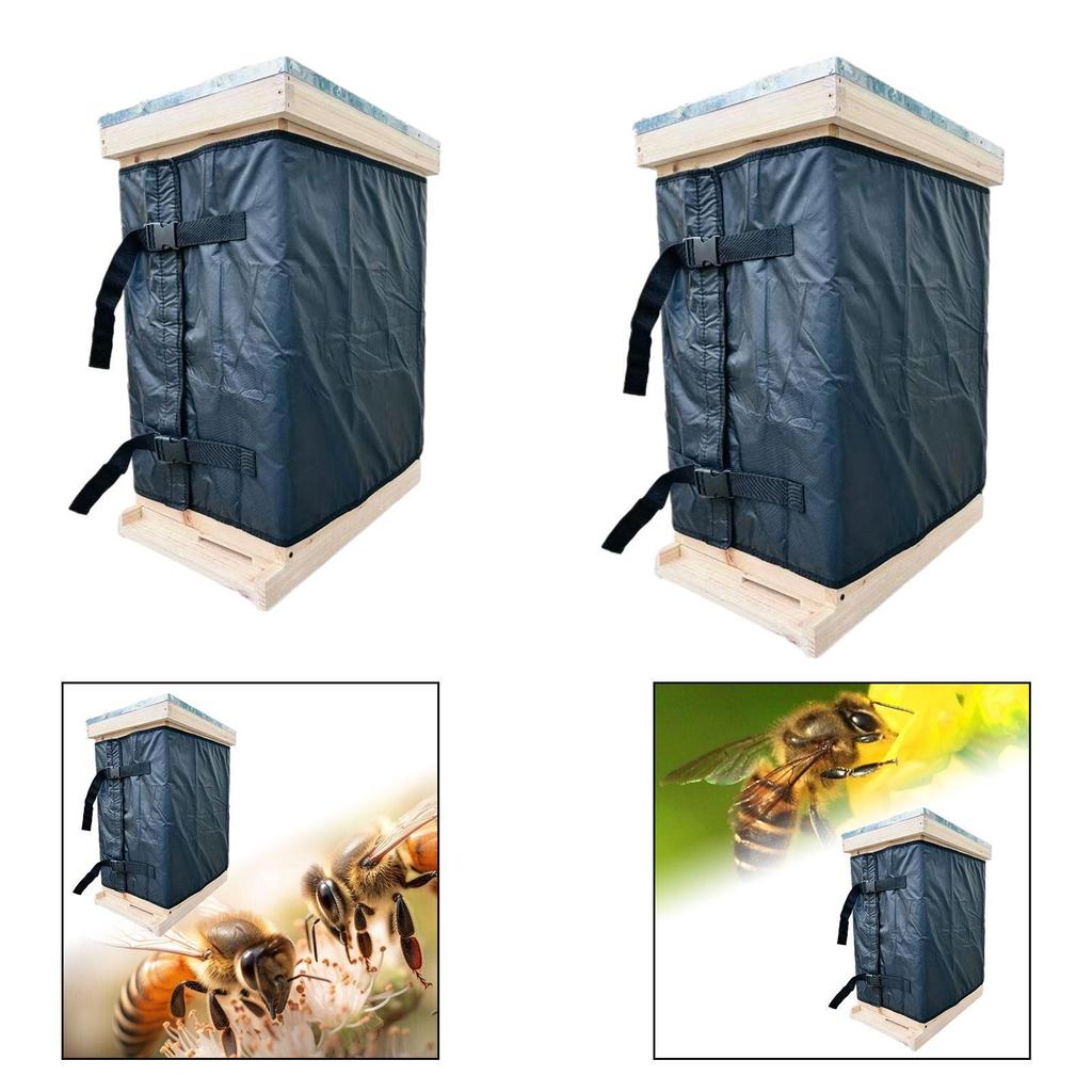 Winter Bee Hive Wrap Beekeeping Supplies Protector Cozy Reusable Warm Bee Hive Insulation Wrap Beehive Winter Protection Cover