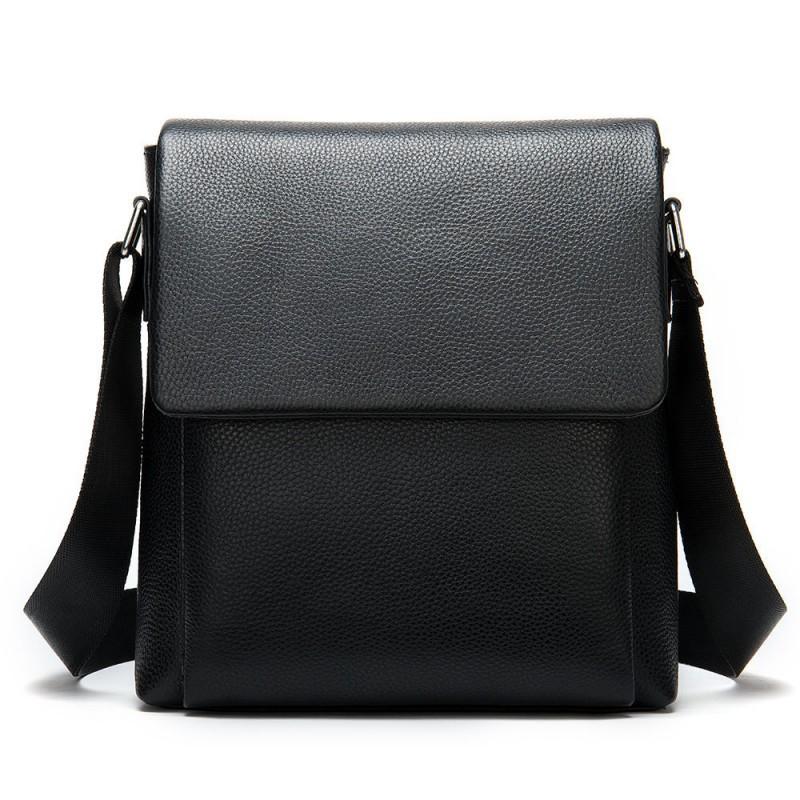 Leather Bag Men s Shoulder Genuine Business Casual Crossbody Top Layer Cowhide