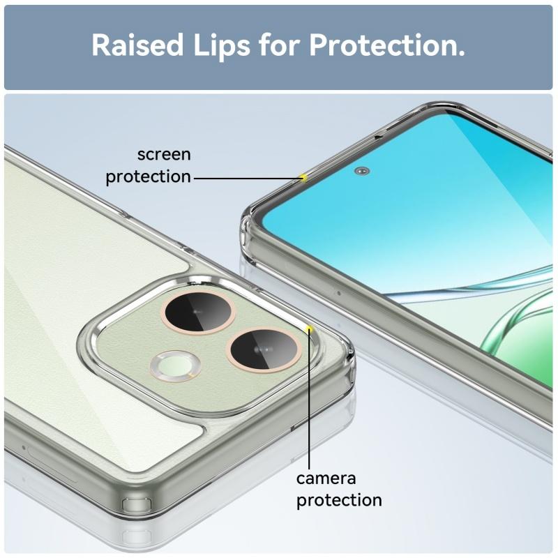 Husa pentru OPPO A5 Pro, OPPO A5 Pro, rezistentă la șocuri, cu bumper spate, culoare transparentă, pentru OPPO A5 Pro