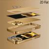 Golden Apple Patterned tempered glass design for iPhone16 17 ProMax 1514 1312 11ProMax Phone Case Camera Cover Shockproof Hard B