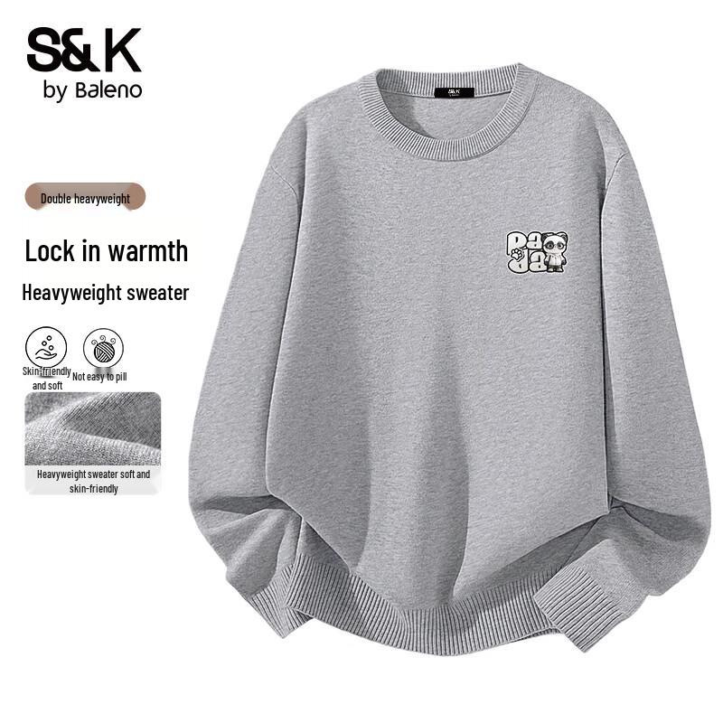 Baleno S&K Men's Crew Neck Knit Sweater