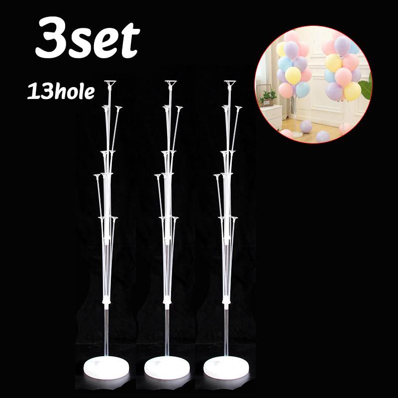 1/3pc Birthday Balloon Stand Kit With Base And Pole 70/130/160cm DIY Balloons Holder Wedding Birthday Graduation Party Decor