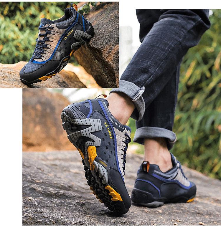 Lightweight Non-slip Breathable Mountaineering Shoes for Men and Women - Wear-resistant Climbing, Hiking, and Travel Footwear