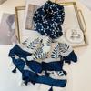 Breathable Lovely Floral Polyester Soft Scarf Boho Chic Tassel Shawl Women Perfect for Travel & Casual Muslim Hijab 180*90Cm
