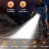 Bicycle Front Light with Electric Loud Horn Waterproof Bike Headlight USB Rechargeable Cycling Flashlight Road Bike Accessories
