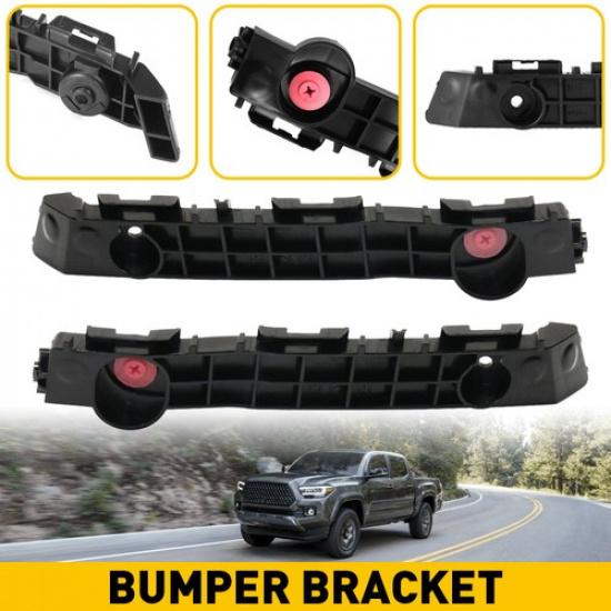 Pair Front Bumper Bracket Left Retainer Right For Support 2016-21 Tacoma Toyota