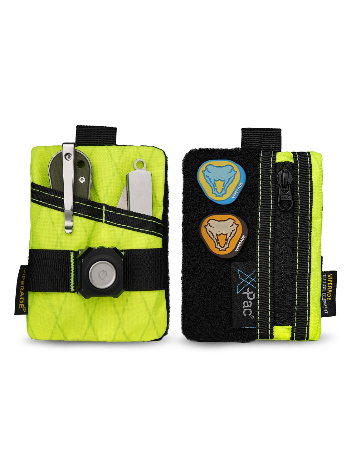 

VIPERADE VE15 Small EDC Pocket EDC Pocket Pouch with DIY Patch EDC Pocket Organizer Wallet for Small Tool Pouch for EDC Gear Pouch, Organizer, Area,