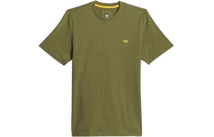 Adidas Originals Adidas X MARK GONZALES T Shirts Men s Pine Green Crew Neck Moderate Straight Fit II5963 S