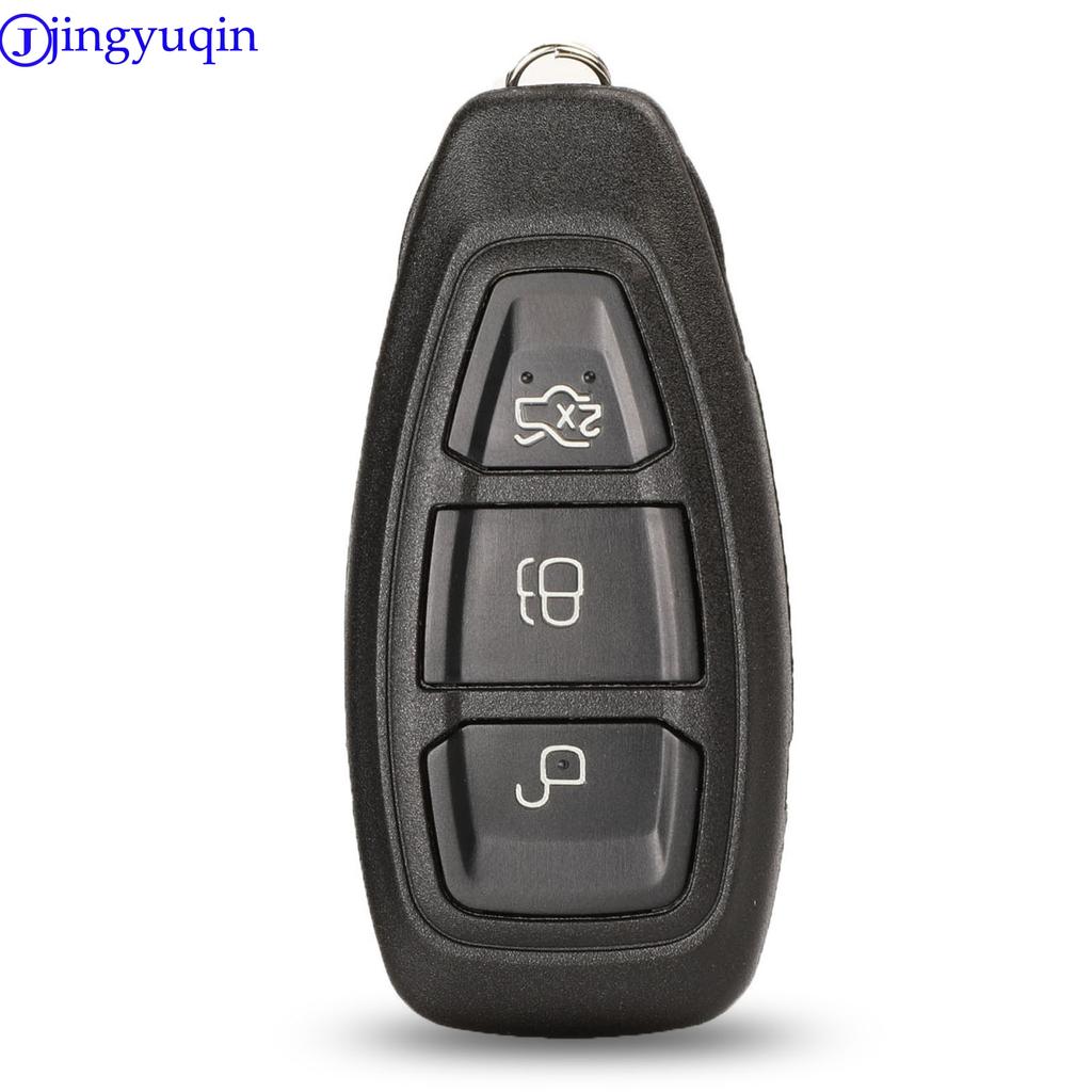 Jingyuqin Remote 3 Buttons Car Key Shell Remote Fob For Ford/Mondeo/Fiesta/Focus/Titanium Smart Key