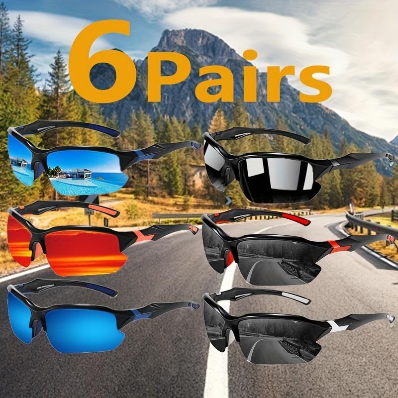 6 Pairs Fashionable High Quality Mens Glasses Cool Glasses Equipment Gifts Best Choice