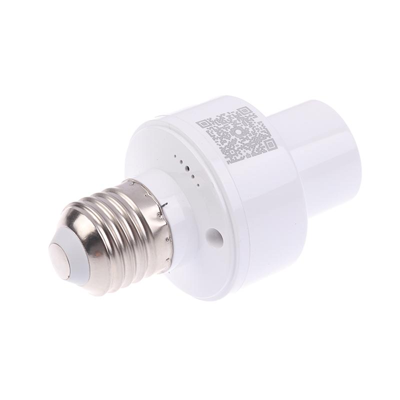 1Pc Smart Bluetooth -Compatible Light Socket E27 Bulb Adapter Lamp Holder Base Ac85-265V Smart Life App Controller