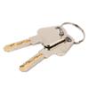 38mm Safety Padlock Firm Body Stainless Steel Lockout Tagout Lock with 2 Keys for Industry Warehouse