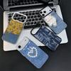Retro Denim Pattern Soft Phone Case for iPhone 15 16 17 Pro Max 17Air 16E 14 Plus 13 12 Mini Shockproof Cover Back Shell