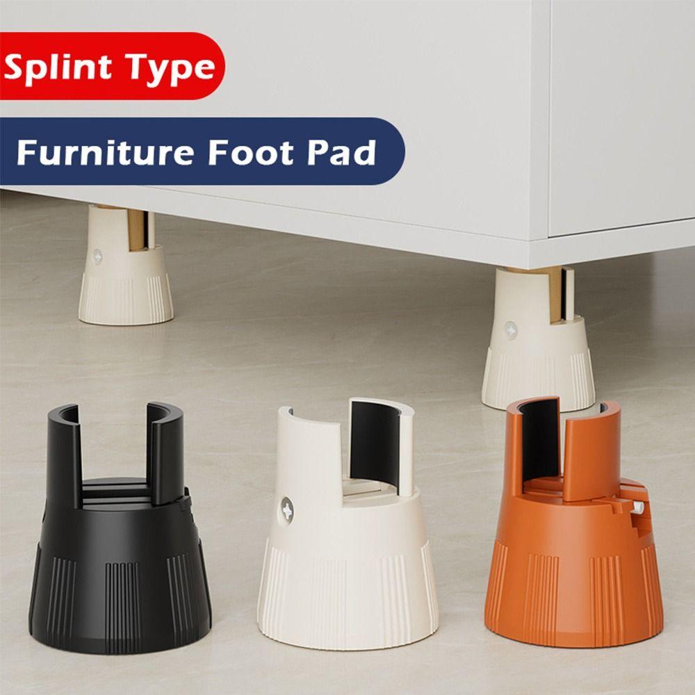 Stable Round Furniture Risers Splint-type Adjustable Furniture Foot Mats Anti-slip Furniture Foot Pad Kpop Idol Card